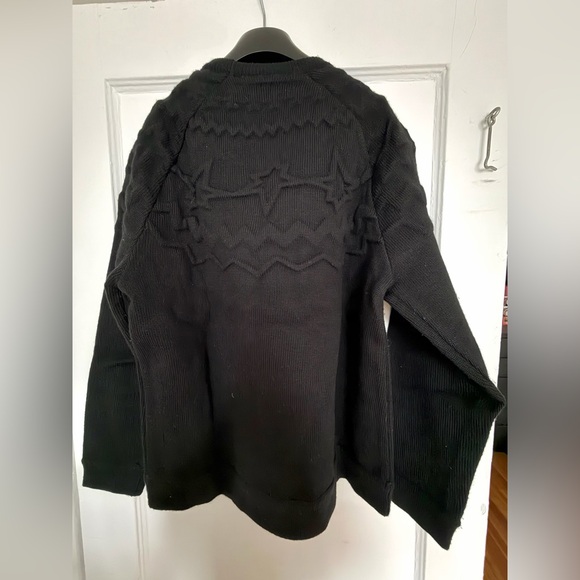 Neil Barrett Textured Black Crewneck Sweater - Picture 4 of 7